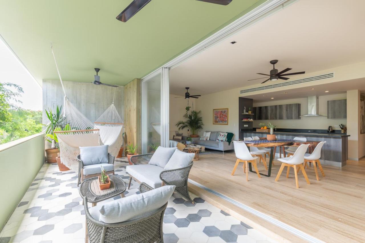 Апартаменты Casa Julian - 2Br Amazing Jungle Scape At Aldea Zama Тулум Экстерьер фото